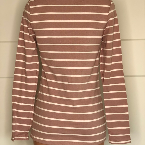 NWT Fashion nova stripe shirt, top, long sleeve - Picture 2 of 3